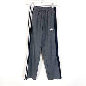 Adidas Boys Grey Athletic Sweatpants Size 10/12